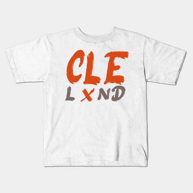 clelxnd 3 Kids T-Shirt by Deon_Hill_Draws